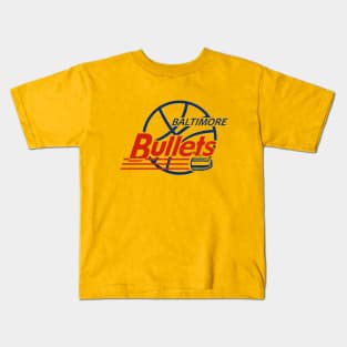 Classic Baltimore Bullets Basketball 1963 Kids T-Shirt